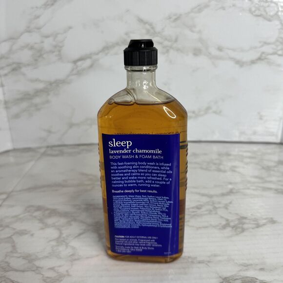 Bath & Body Works Aromatherapy Sleep Lavender Chamomile Wash Foam Bath 10 Fl Oz - Picture 4 of 6